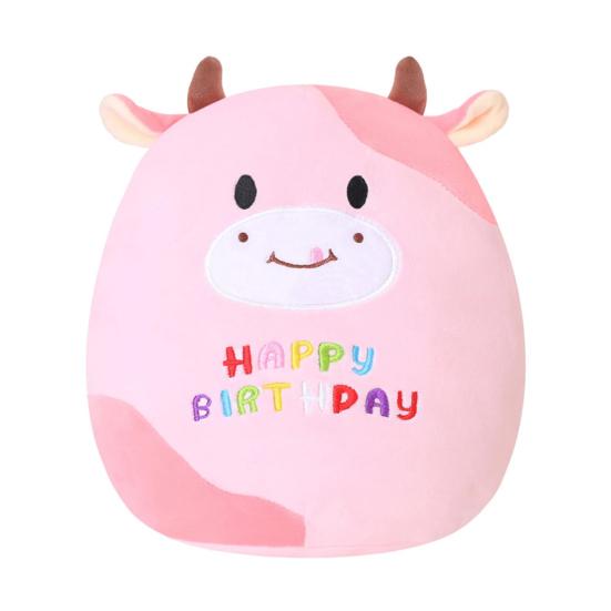 

Cat Cow Plush Toy Soft Stuffed Animal Skin-Friendly Cuddle Cushion for Kids Adults Birthday Gift for Girls Boys B