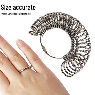 Mido Jewelry Ring Sizer Kit: 4-Piece Set with Ring Stick, Rubber Mallet, Iron Rod, and Finger Gauge.