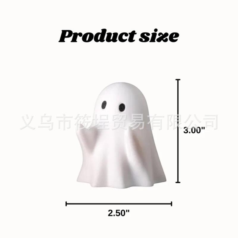Cute ghost pen holder home study office desktop multifunctional funny pen holder decoration ornament