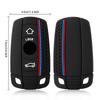 Drxku3 Silicone Car Remote Key Case Cover Accessories for BMW E90 E60 E70 E87 3 5 6 Series M3 M5 X1 X5 X6 Z4 E71 E72 E88 E89 E91 E92