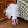 Ethnic Style Beaded Embroidered Sheep Plush Bag Charm Soft Fluffy Key Pendant for Women Purse Backpack Xmas Gift