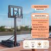 Adjustable Height Basketball Hoop for Indoor/Outdoor Play - Suitable for Adults, Teens, and Kids.