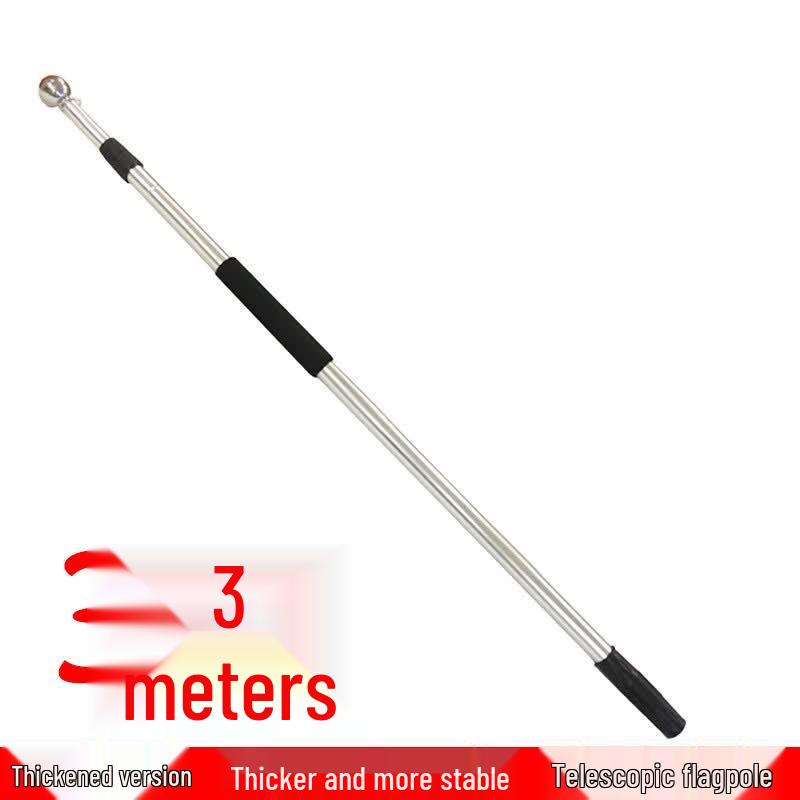 Retractable Warning Flag Pole