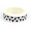 NEW 1PC 10M Decorative Black and White Japanese Washi Tape Set DIY Journaling Adhesive Moon Masking Tape Cute Stationery