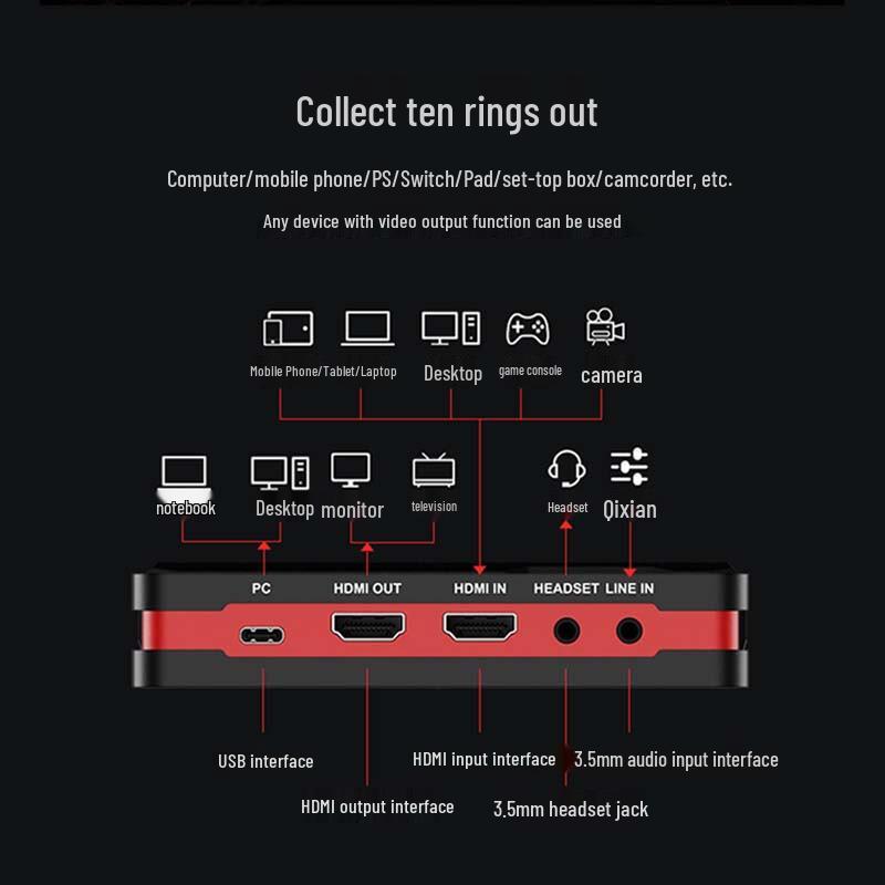 TCHD TC-UB660 4K HDMI Video Capture Device