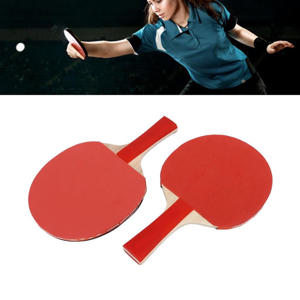 Přenosná sada stolního tenisu Rukojeť Handshake Ping Pong Kit se 2 pálkami 3 míčky pro každodenní zábavu