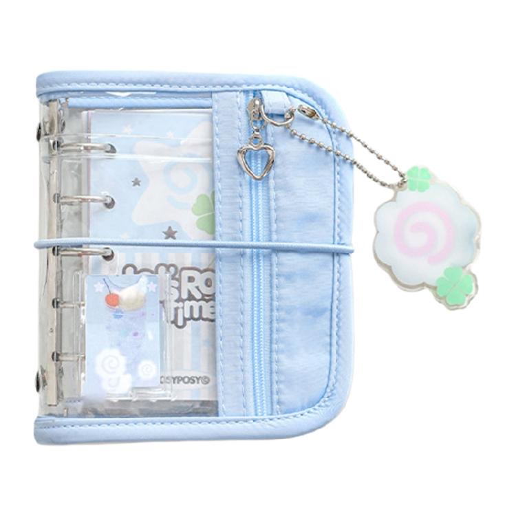 PVC 5 Rings Binder Notebook with Refill Paper 5 Hole Binder Journal Planner PVC 5 Rings Binder with Card Pocket