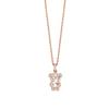 Double Layer Bear Fashion Cute Dreamy Mother Of Pearl Necklace Women Necklace EGS3114221