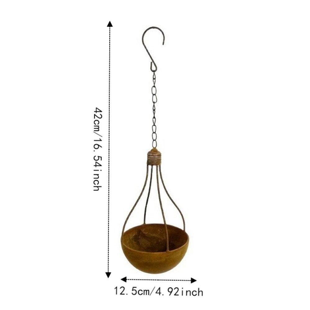 Lightweight Hanging Flower Vase Decorative Plant Pot Creative Garden Planter Outdoor Dried Flower