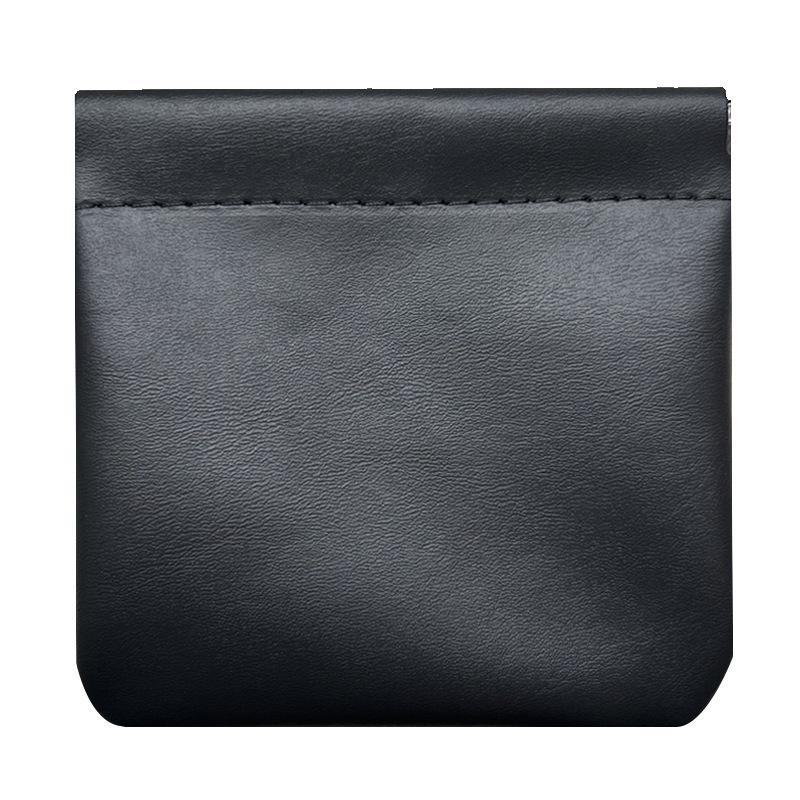 "Portable Automatic Closing Cosmetic & Storage Bag for Lipstick, Data Cables, and Earphones"