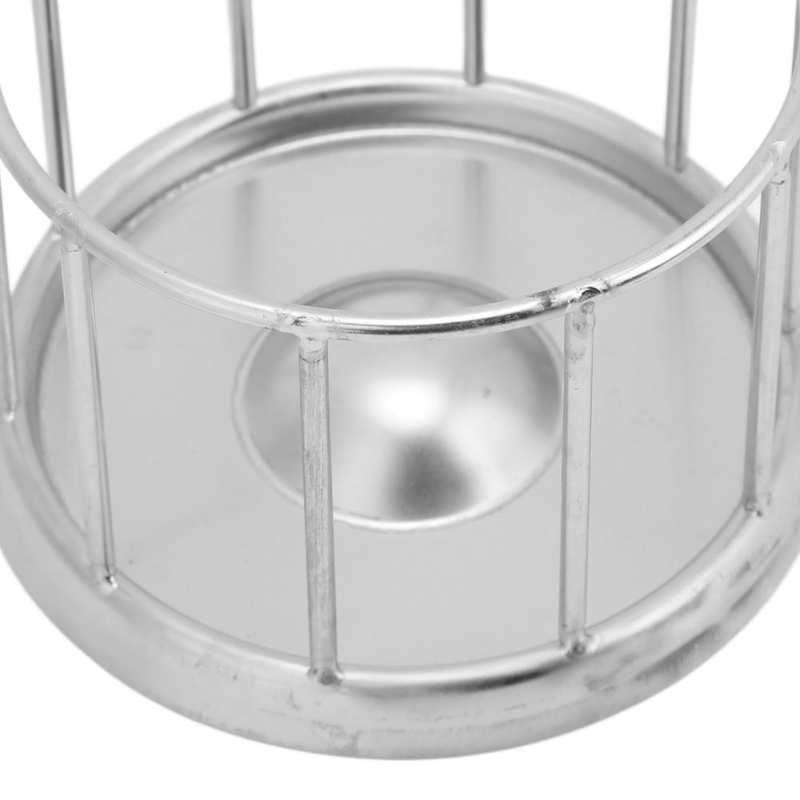 Stainless Steel Tortoise Feeder Round Railing Shape Evenly Scatter Safe Reasonable Tortoise Feeding Basin for Pet Store for