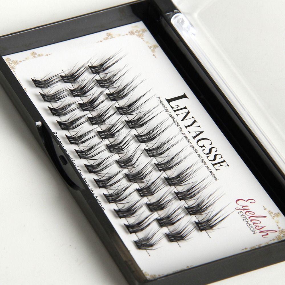Wispy Cluster Lashes L Curl Eye Lashes Women's Fashion Individual Eyelashes DIY Eyelash Extension