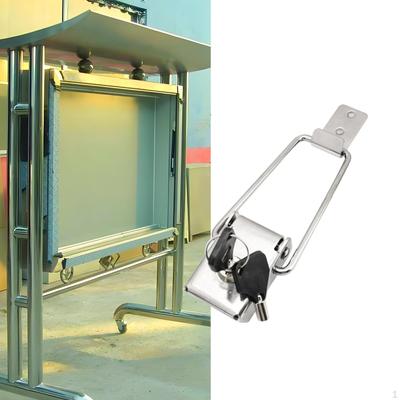 Federbelasteter Knebelverschlussklemmen Professionell Einfache Installation Abschließbar mit 2 Schlüsseln
