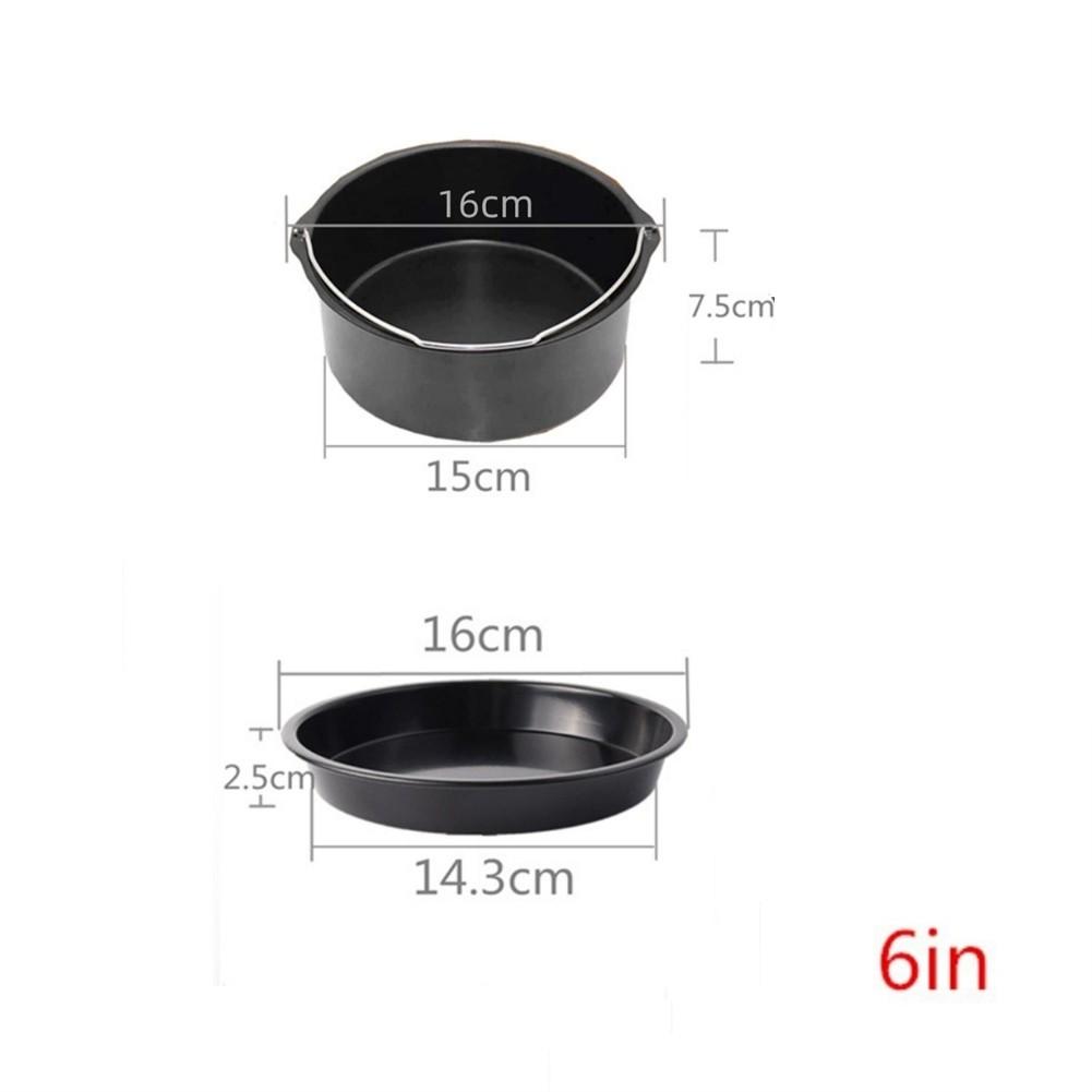 

Выпечка пиццы 16x16x7,5 см Аксессуары для аэрофритюрницы Фритюрница Антипригарное покрытие Конструкция из углеродистой стали Легкая очистка