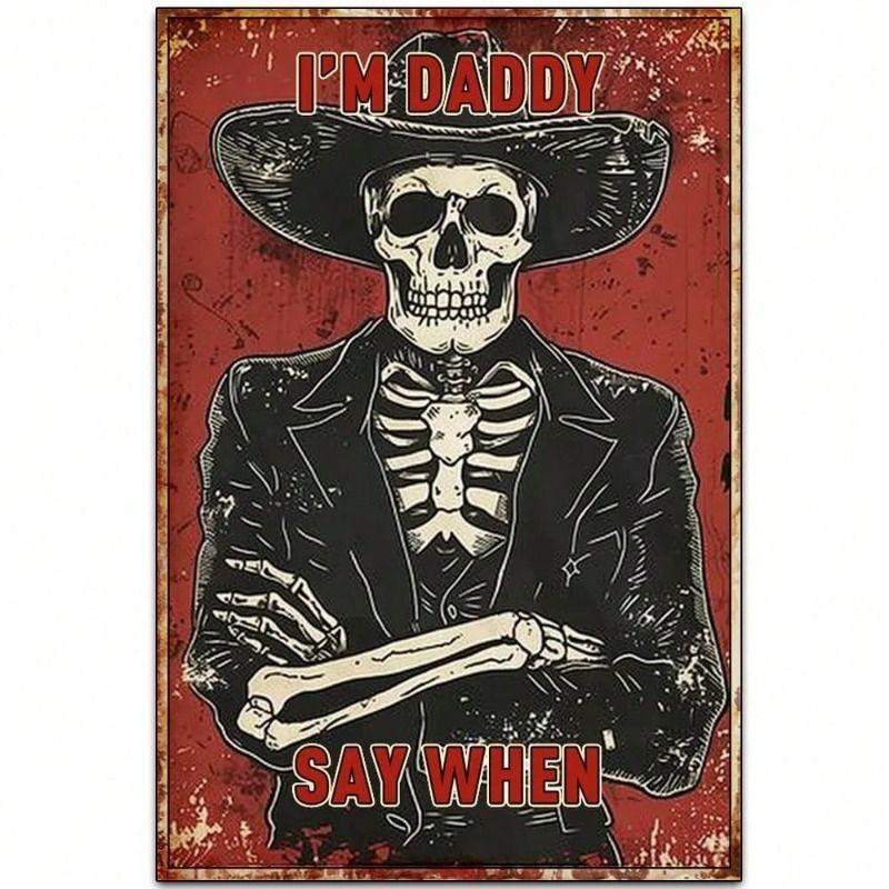 Vintage Metal Tin Wall Poster Sign 20x30cm