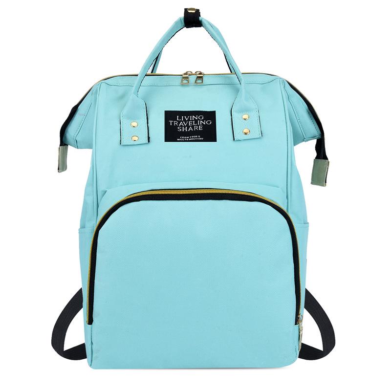 Large Capacity Splash-proof Mummy Bag: Fashionable Multi-Purpose Travel and Baby Bag