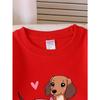 European sizes  Kids' Casual Printed Round Neck Pullover, Kids' Fashion Round Neck Sweatshirt with Adorable Animal Prints,  Casual Comfortable