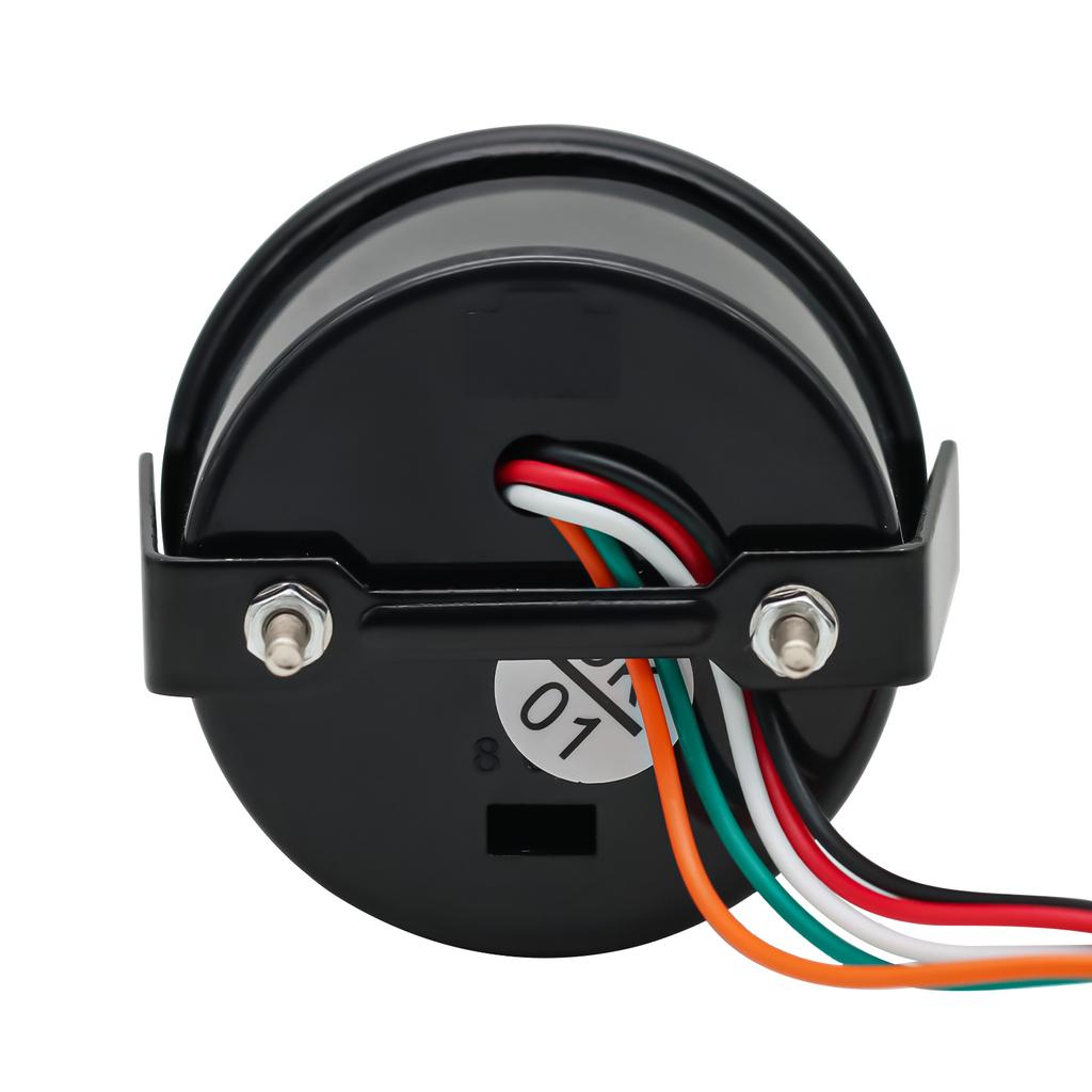 2" 52mm Tachometer Voltage Water Temp Oil Temp Oil Press Boost Vacuum Air Fuel Ratio Exhaust Temp LED Digital Display Red Blue
