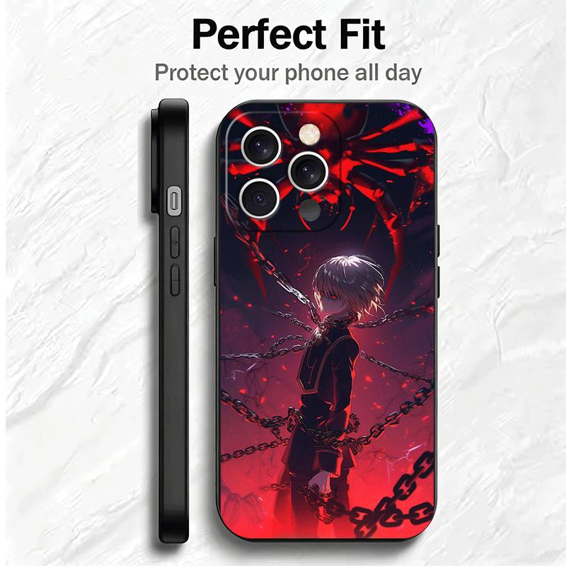 Hunter X-Hunters Kurapika Soft Phone Case for iPhone 16 16E 17 Air 15 Pro Max 14 Plus 13 Mini 11 12 7 Black Cover Back Shell