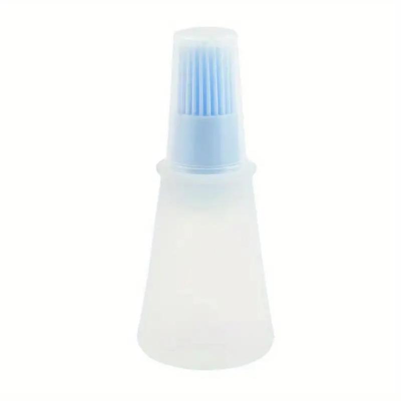 Silicone Oil Brush with Bottle Brush, Air Fryer Pancake Grill with Bottle Brush, Heat-resistant Oil Pan Baking, Barbecue Tools, Barbecue Accessories