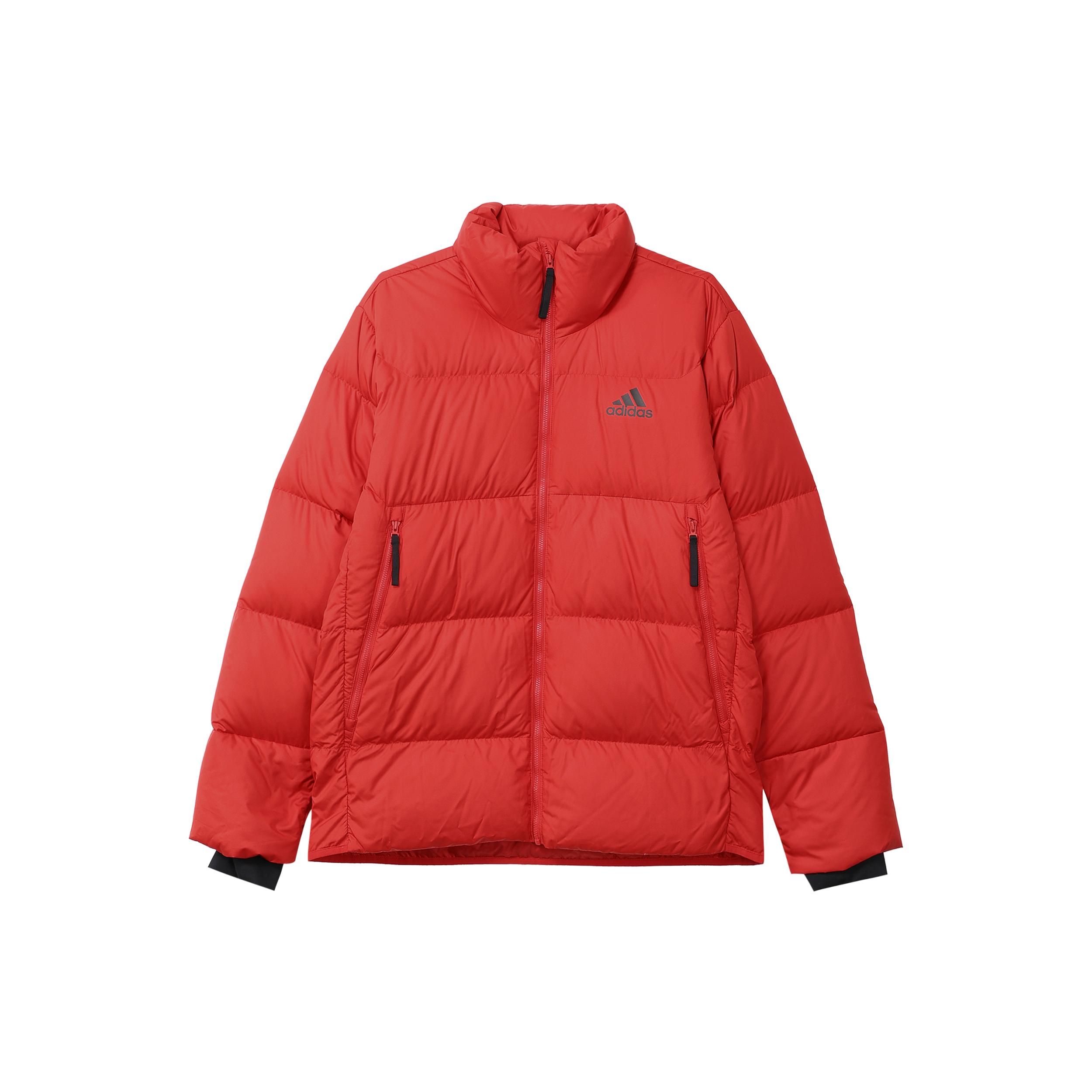 Adidas Down Jackets Men s Red Stand Collar Moderate GV5348 L