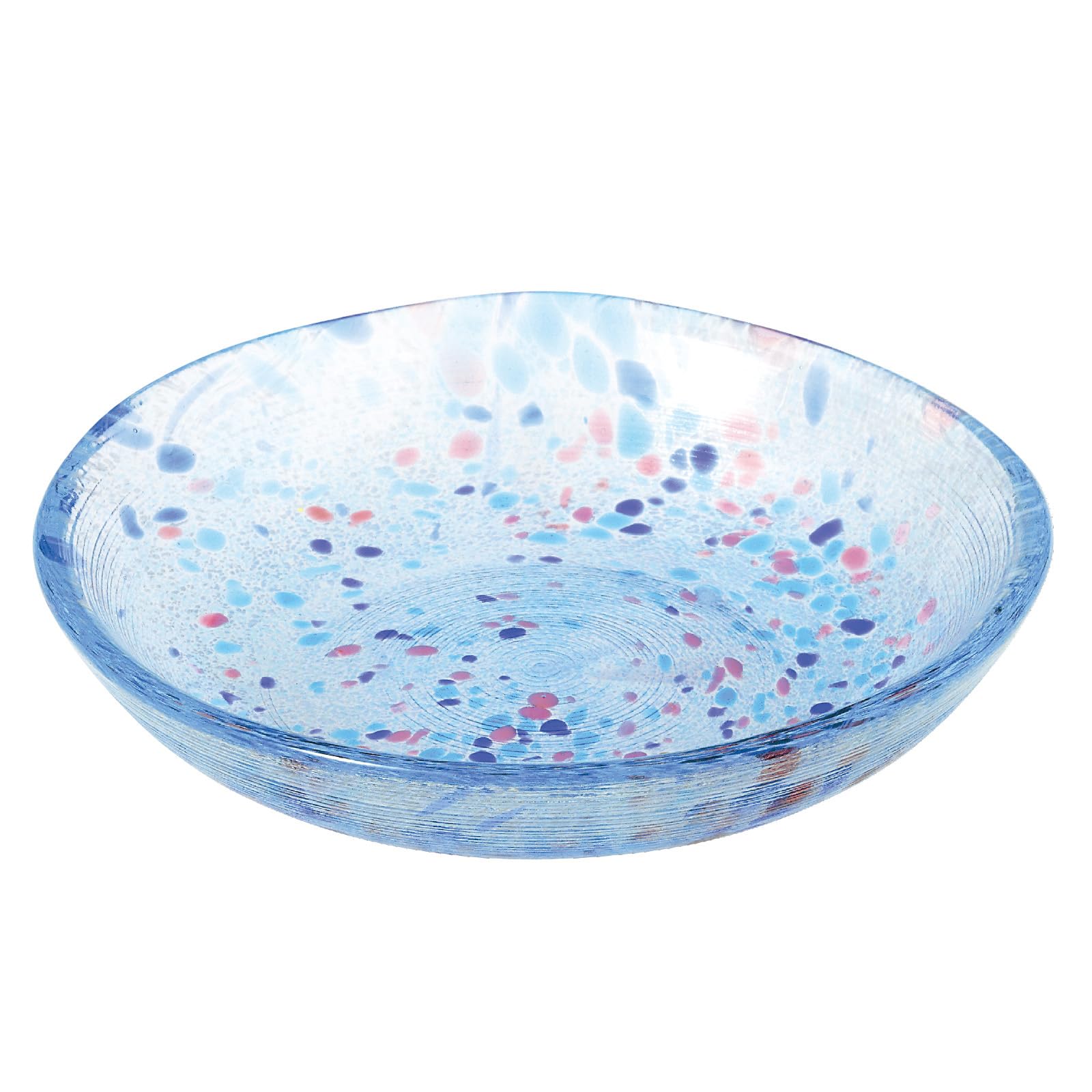 Toyo Sasaki Glass Iroshizuku Small Made in Glass Round Side WA335 Plate, Design, Plate, Japan, Plate, Plate, Plate, Dish, Tableware,