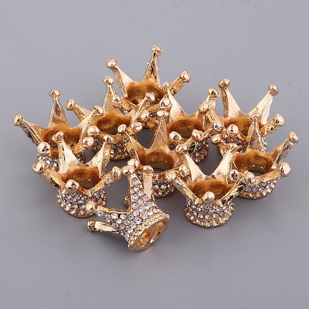 10Pcs Diamante Buttons for Hair Clip, Cellphone, Bridal Headwear, Bridal Dress Jewelry Making Accessory