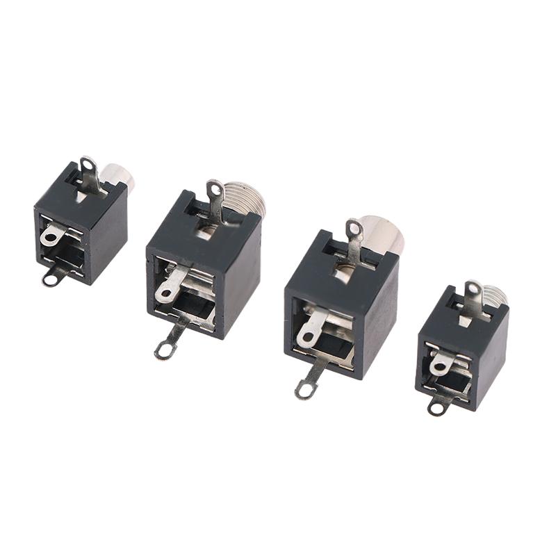 10Pcs 2.5/3.5Mm Pj301 Female Audio Connector 3 Pin Dip Headphone Jack Socket Mono Channel Pj-301M Pj301M Pj-201