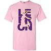 L23 23 LA Basketball Sports Fan Wear DT Adult T-Shirt Tee