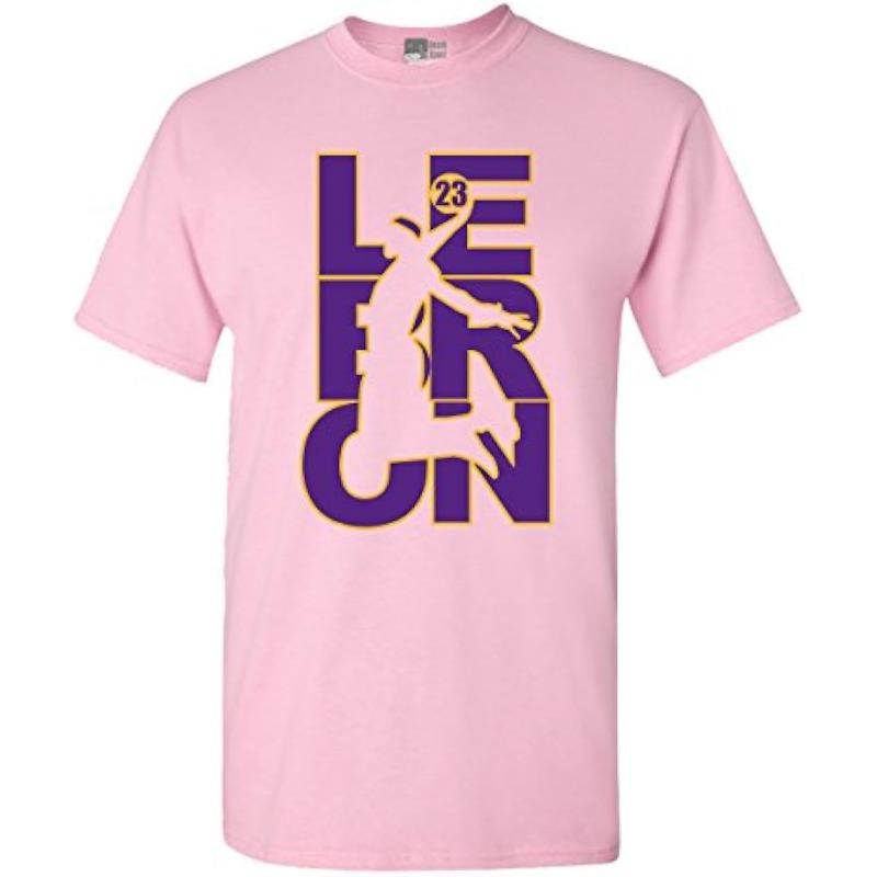 L23 23 LA Basketball Sports Fan Wear DT Adult T-Shirt Tee