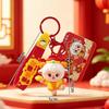 God of Wealth Design Zodiac Charm Chinese Style Backpack Ornament  Chinese New Year