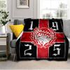 Coperta con Stemma Olympiacos FC Adatta per Divani, Letti, Uffici e Campeggio - Regalo Perfetto per Halloween Natale