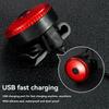 Bicycle Night Riding Mini Taillight USB Charging Bike Light Cycling Lamp Bicycle Lighting Led Front Rear Light Cycling Accessori