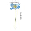 Leafless Fake Flower with Stem 12cm Flower Head 55cm Rhizome Home Wedding Decoration Retro Photography Props for Commercial