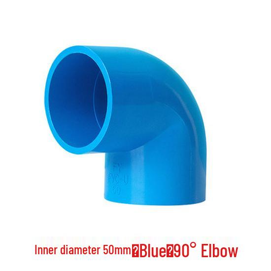 PVC 90-Degree Right Angle Elbow Water Pipe Fittings (20-75mm)
