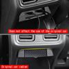 Jingfei Car Carbon Fiber Rear USB Charger Port Air Outlet Vent Trim Panel Protective Cover for V-V Vezel 2021 2022