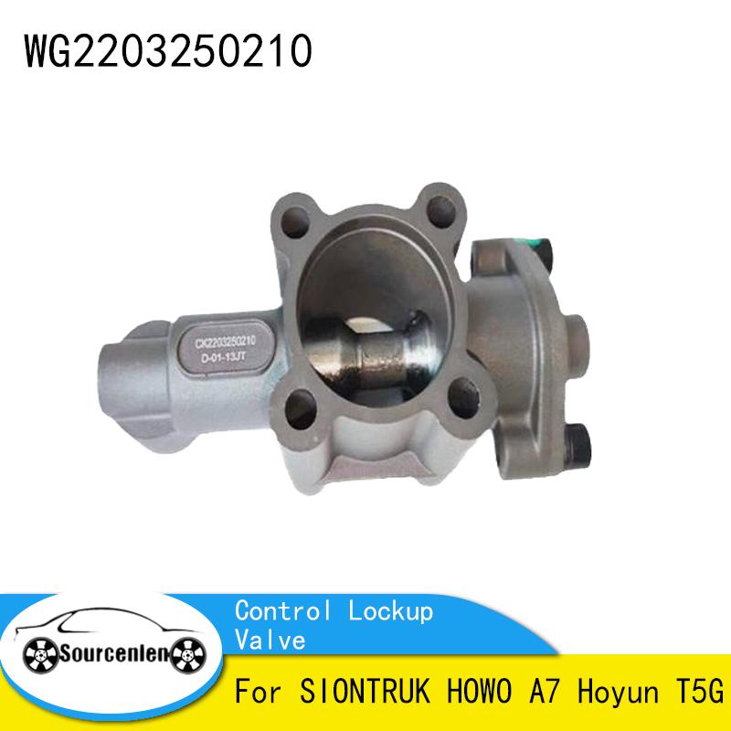 Control Lockup Valve Assembly WG2203250210 for SIONTRUK HOWO A7 Hoyun T5G Gearbox Spare Parts