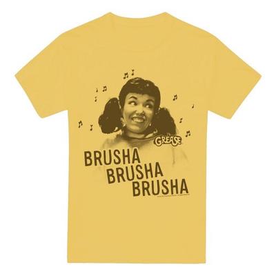 Grease Mens Brusha Brusha Brusha T-Shirt