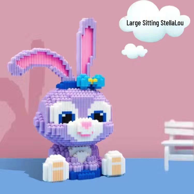 StellaLou-Compatible LEGO Building Blocks Educational Puzzle Toy for Kids - Handmade Birthday Gift Ornaments