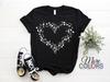 Musical Notes Symbol Love Heart Cute Christmas T-Shirt, Funny Gift Musicians Music Instruts Lover Players, Teachers Singer Songwriter,