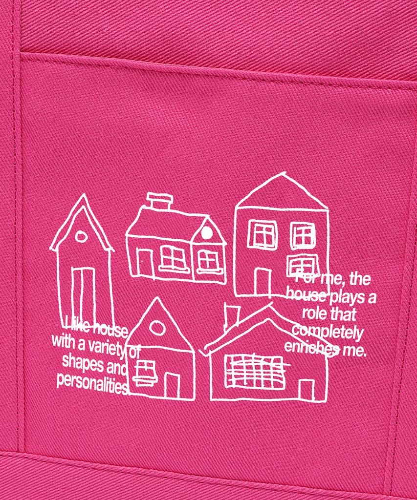 Istkunst [Ikxsuh] Canvas Tote Bag_Pink(Ik2Dmmab43C)