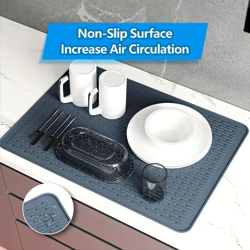1pcs Silicone Stove Cover Mat Oversized Kitchen Counter Protector Non-Slip Drying Rack Heat Resistant Pad for Cooktop