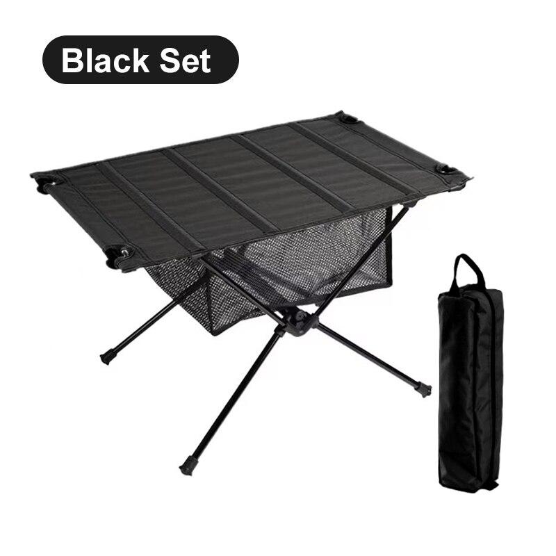 WESTTUNE Camping Folding Table Lightweight 1680D Oxford Roll-Up Table Portable Aluminum oy Tourist Tables for Outdoor Picnic