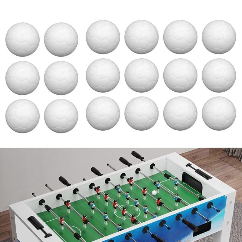 Table Football Ball, 36mm Tabletop Game Soccer Ball, Table Soccer Foosballs Replacement Ball, Mini Football Set