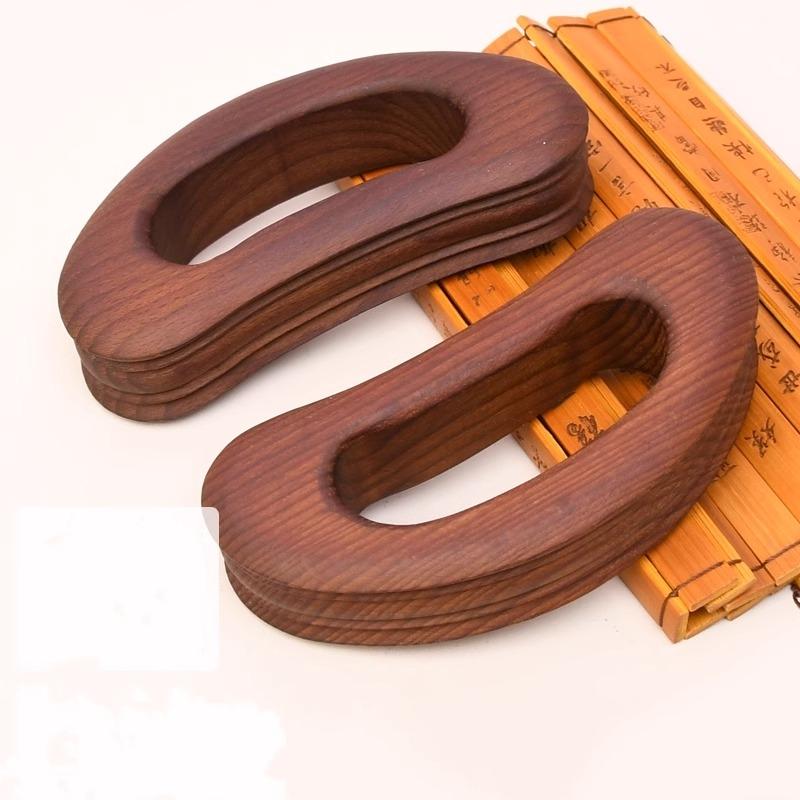 Gua Sha Tool for Face and Body Face Massager Lymphatic Drainage Jaw Lifting Anti-Aging Relieve Pain Self Care Solid Wood Broad M