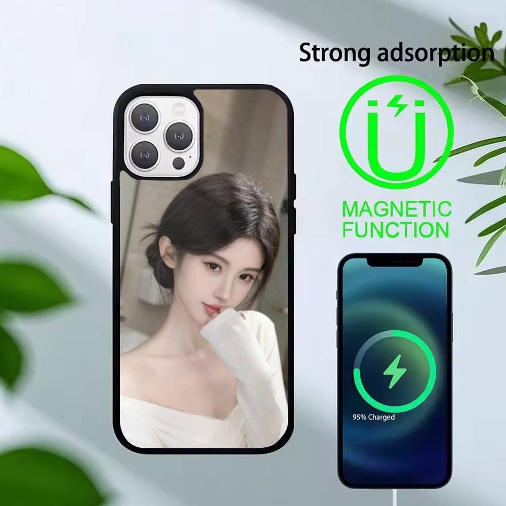 Ju Jingyi Y- Kiku Phone Case For iPhone17,16,15,14,13 Plus,Pro Max Magnetic For Magsafe Wireless Charging