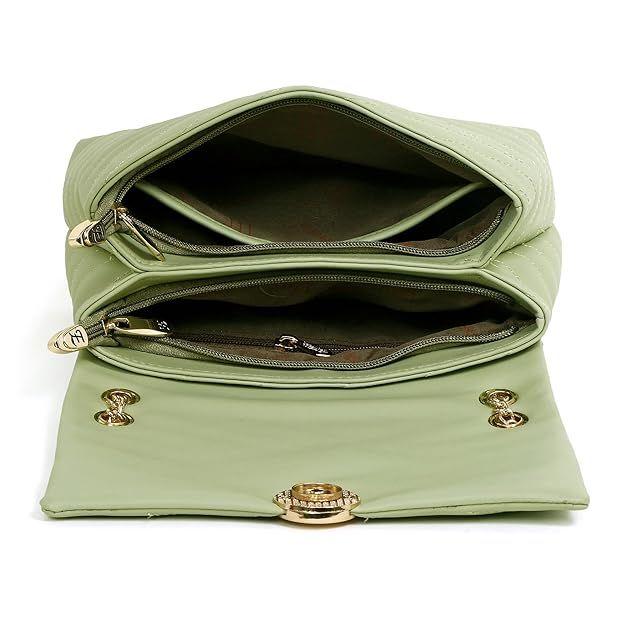 стеганая сумка через плечо Stich — фото 11