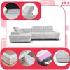 Corner Sofa, Foldable, F, Sleeping, Savio, Left, Family Furniture, Gray Corduroy