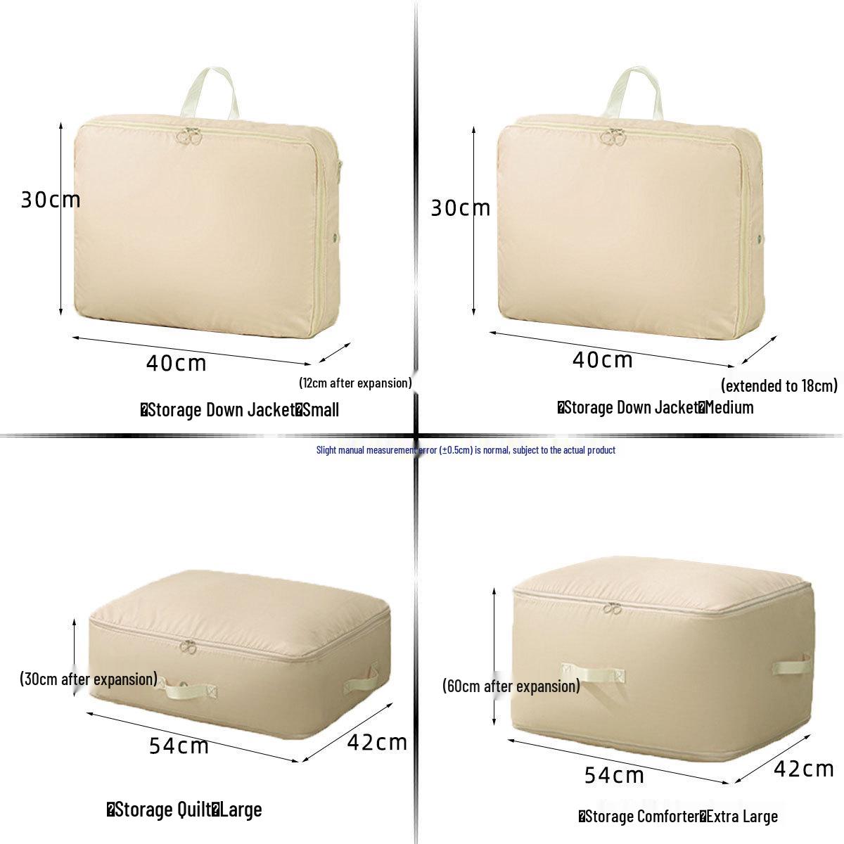 

Shuxin Seasonal Quilt and Jacket Storage Bag for Moving and Travel Small 40x30x12cm