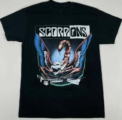 Scorpions Band Krátký rukáv Dárek pro fanouška Černé Unisex Tričko